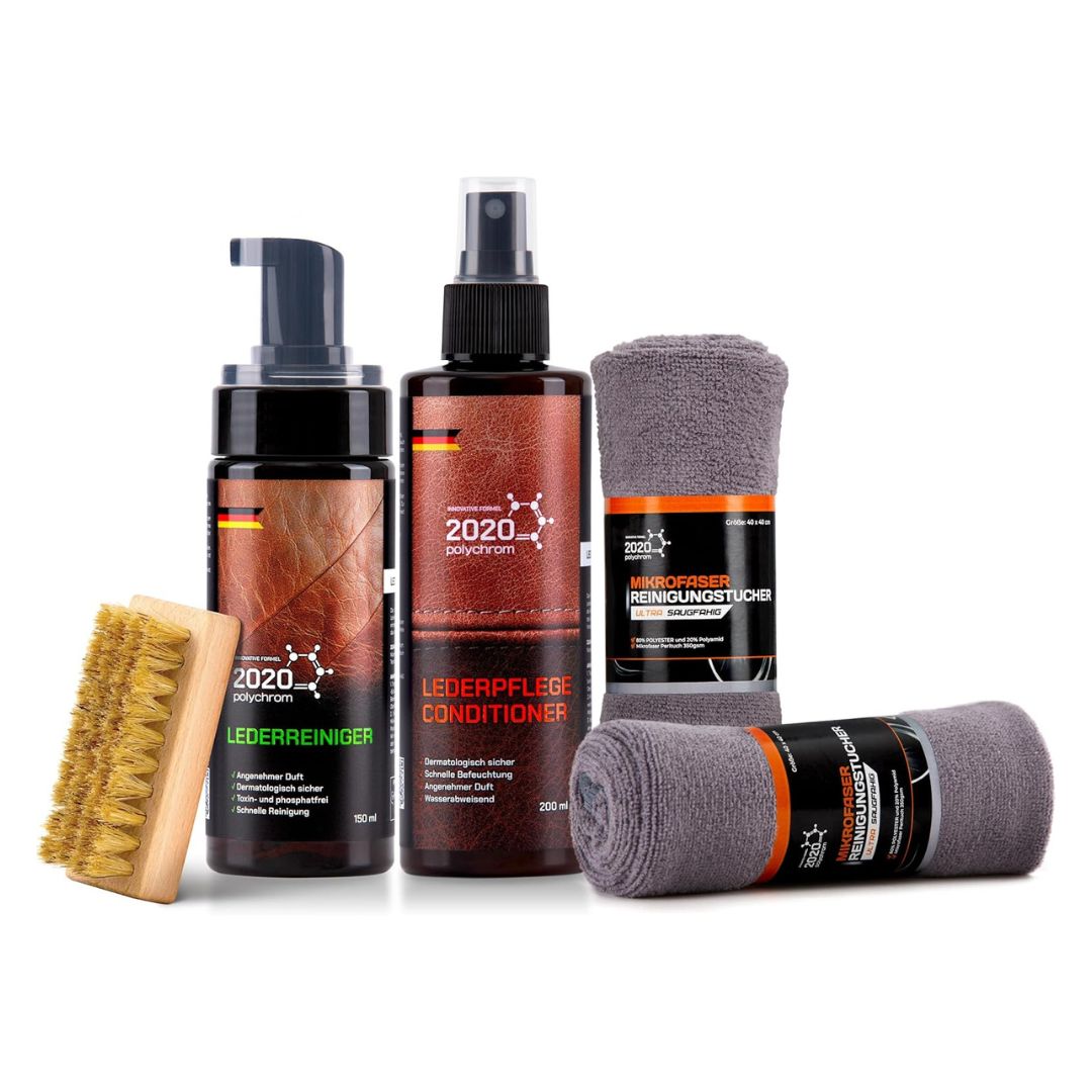 Polychrom Lederpflege Set - Motorrad