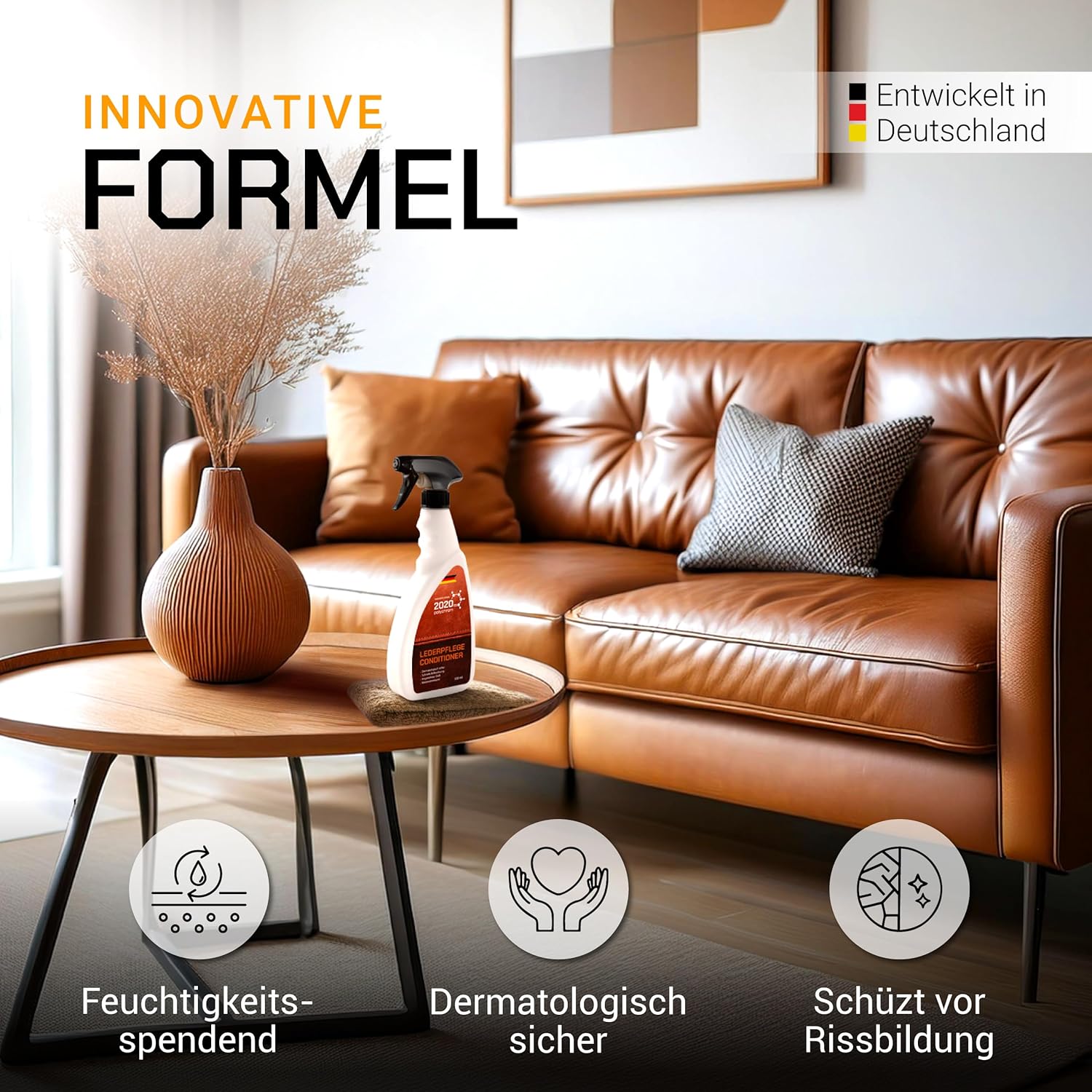 Lederpflege für Möbel, Ledercouch, Taschen, Jacken & Sättel