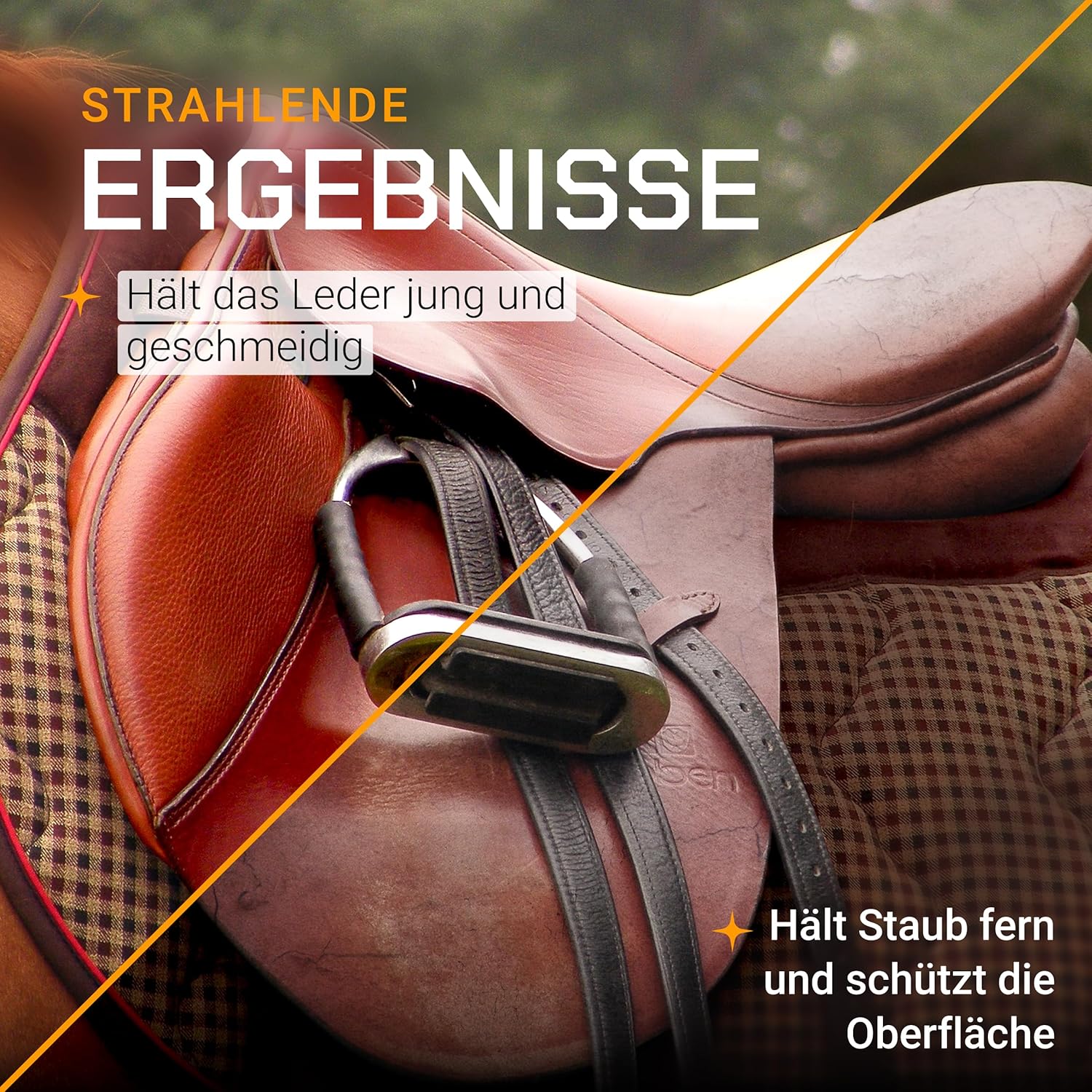 Lederpflege für Möbel, Ledercouch, Taschen, Jacken & Sättel