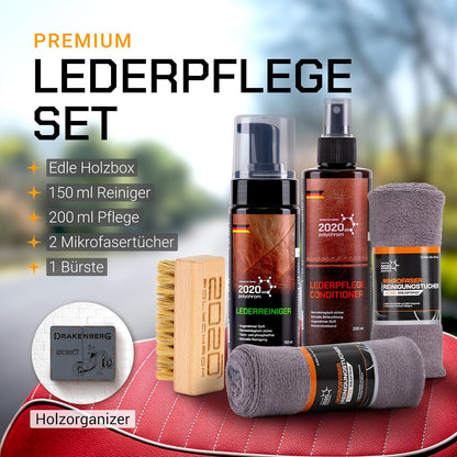 Polychrom Lederpflege Set - Motorrad